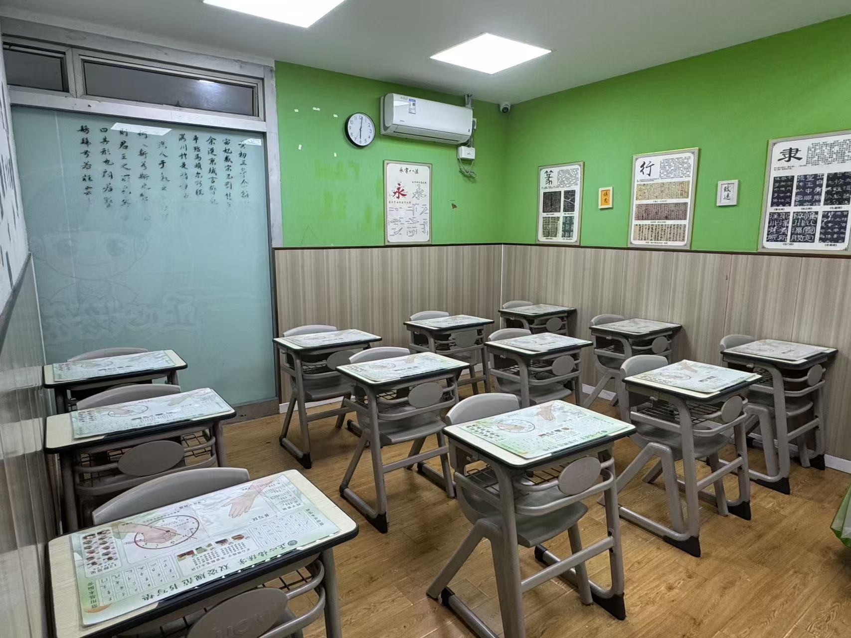 练字加盟多少钱实景参考-标准化装修全景一目了然